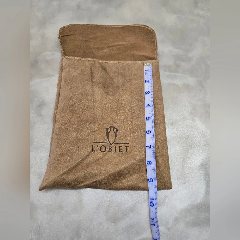 L'Objet Tan/Brown  Storage Pouch
